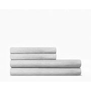 Calvin Klein Home Modern Cotton Body, Queen Fitted Sheet, Grey Queen Fitted Sheet Gray