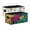 Colorful Floral Floral Pattern, variant on 2 Pack Living Room Bed Room Felt Storage Baskets Boxes Foldable Organizer With Handles Floral flowers Ladybugs