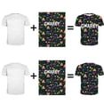 thumbnail image 3 of Camiseta con estampado 3d para hombre, mujer y niño, Camiseta deportiva de manga corta con diseño privado personalizado, ligera y transpirable, 3 of 4