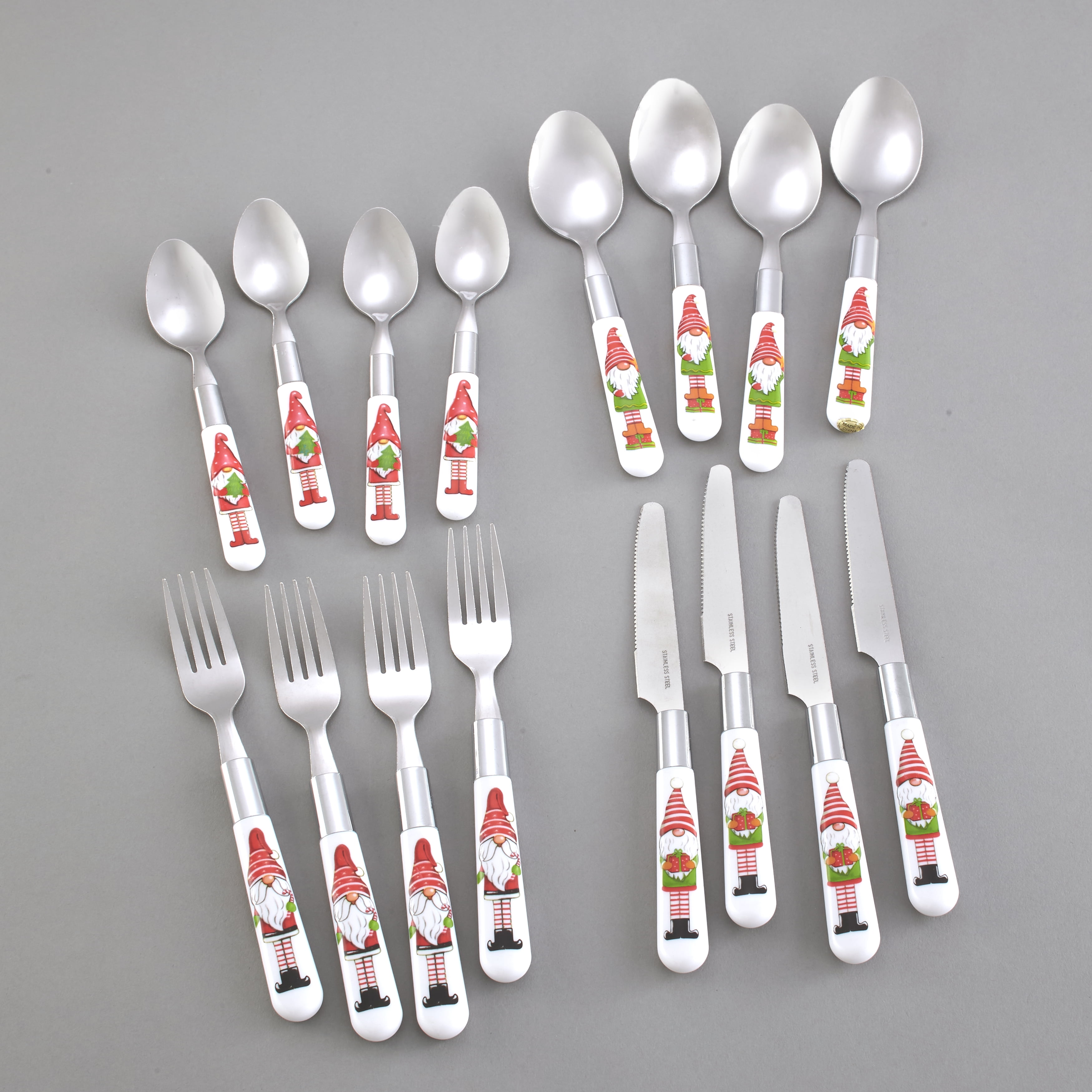 Flatware Set Modern Stainless Steel Flatware For Wedding Festival Christmas Party Walmart Com