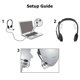 thumbnail image 2 of Auriculares estéreo Logitech H111 con micrófono giratorio Auriculares con cable de 3 5 mm, 2 of 8