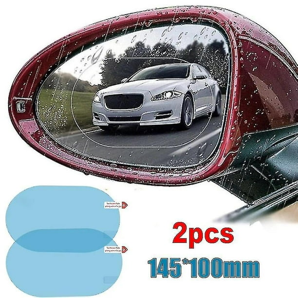 2pcs Anti Fog Water Mist Car Mirror Window Clear Film Rearview Mirror
