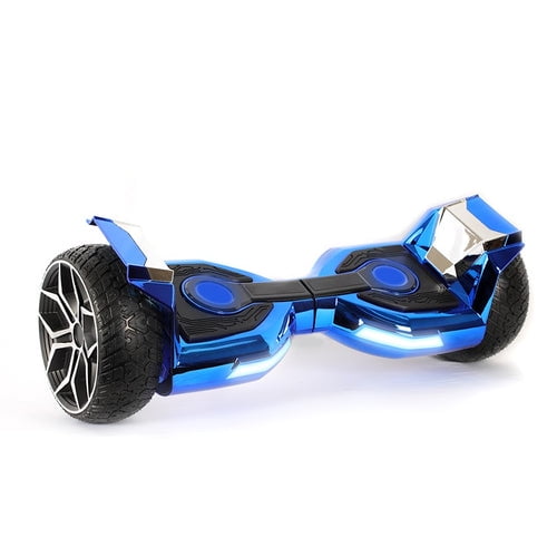 Hoverboard Bluetooth de 8,5", patinete de equilibrio automático de 500 W con ruedas de metal, luces LED y altavoz inalámbrico Hoverstar transfomer-blue
