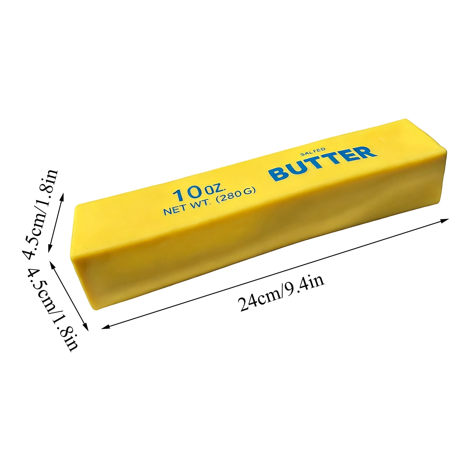 Butter Squishy 10oz Jumbo Squishy Stick of Butter - Realistic Slow Rising Food Fidget for Stress Relief & Anxiety Relaxation 2026