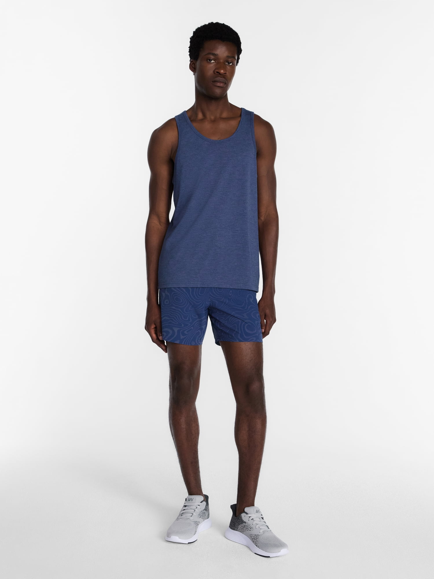 Athletic Works Men's and Men's Big & Tall Tri-Blend Tank Top, Sizes XS-4XLT