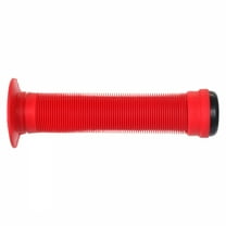ODI Longneck ST Grips Red, Flange, 143mm Long (Push-in Plugs Included)