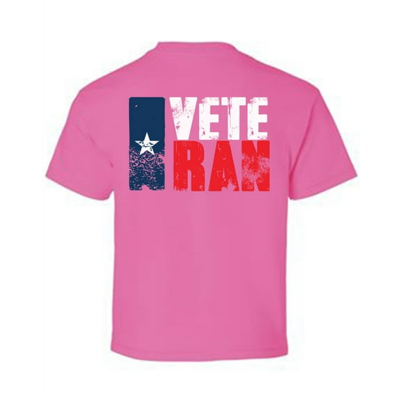 Awkward Styles Veteran Texas Youth Shirt USA Gifts for Kids Vitage USA Boy T shirt Vitage USA Girl T shirt USA Pride USA Veteran Tshirt for Boy USA Veteran Tshirt for Girl Print on the Back Only