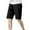 Black, variant on Mlzmgr Mens Shorts Elastic Waist 11 Inch Inseam Drawstring Straight Leg Shorts Summer Going out Daily Shorts