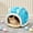 L, variant on All-season Snail Cat Bed, Semi-enclosed Warm Pet House with Removable Cushion, Foldable Soft Pet Bed for Cats and Small Dogs