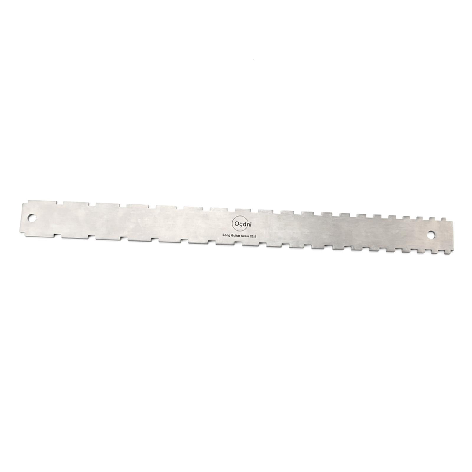 Yihuala Guitar Notched Straight Luthiers Tool String Action Ruler Guitar Notched Straight String Height Gauge