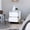 Multicolor, variant on Bedside Table - 2 Large Drawers, White / Finish Double Drawer Nightstand , Foundation,