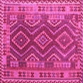 thumbnail image 1 of Ahgly Company Indoor Square Oriental Pink Traditional Area Rugs, 7' Square, 1 of 4