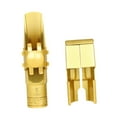 thumbnail image 3 of Boquilla de latón para saxofón alto con tapa y cierre de saxofón, práctica, resistente al desgarro, portátil para amantes de la música y principiantes 5C, 3 of 10