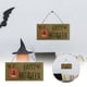 thumbnail image 4 of Fiudx Letrero Colgante de Halloween, Decoración de Bienvenida Espeluznante, Material Mdf Marrón, Uso En Interiores y Exteriores, Perfecto para Fiestas de Halloween, Casa Embrujada, Tamaño 15 X 8 Cm, 4 of 6