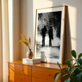 thumbnail image 2 of Blurred Sentinels - Athens Greece Photography Silhouette Abstract Black and White Forest Nature Oak Framed Wall Art Print 16 x 20 inches, 2 of 68