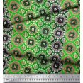 thumbnail image 2 of Tissu Imprimé à Rayures & Kaléidoscope Marocain 1 Yard 42 Inch Wide, 2 of 3