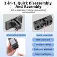 thumbnail image 3 of Quick Disassembly Aluminum Alloy Adapter Two-in-One Twist Design for Insta360 X4 Action Camera, 3 of 9