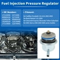 thumbnail image 2 of Regulador de presión de combustible Unique Bargains con tubo de vacío para Chevrolet Silverado Express Tahoe para GMC Sierra Savana 1500 2500 3500 Yukon para Hummer H2 No.89060418/17113556, 2 of 7