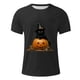 thumbnail image 4 of Blusas y camisas de manga corta y cuello redondo para hombre. Blusas/camisetas de manga corta con cuello redondo y estampado de Halloween para hombre. Blusa para hombre., 4 of 5