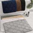thumbnail image 1 of Xihbxyly Alfombrilla de Baño Absorbente de Terciopelo Suave con Relleno de Espuma, Base Antideslizante, Secado Rápido, Lavable a Máquina, Multiusos, para Baño, Cocina y Salón, 40 X 60 Cm., 1 of 7
