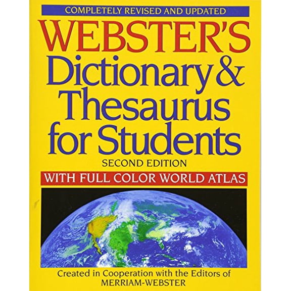 Pre-Owned Webster's Dictionary & Thesaurus for Students: With Full Color World Atlas (Paperback) 1596951079 9781596951075