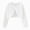 L101-White, variant on Girls Bolero Cardigan Sweater Toddler Kids Long Sleeve Button Knit Shrug Cropped Cover Up Jacket Fall Winter Tops(L101-White,5-6 Y)