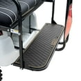 thumbnail image 2 of Xtreme Mats Golf Cart Mat for Rear Facing Foot Rests & Rear Seat Kits - Fits Genesis 150 / GTW Mach1 - All Black, 2 of 11