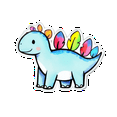 thumbnail image 3 of cartoon Dinosaur Stickers, Waterproof Dinosaur Sticker for Water Bottle Laptop Phone Cases Planner Skateboard Luggage Helmet Party Favor Decor, Ideal for Adults Teens Teacher Rewards, 3 of 9