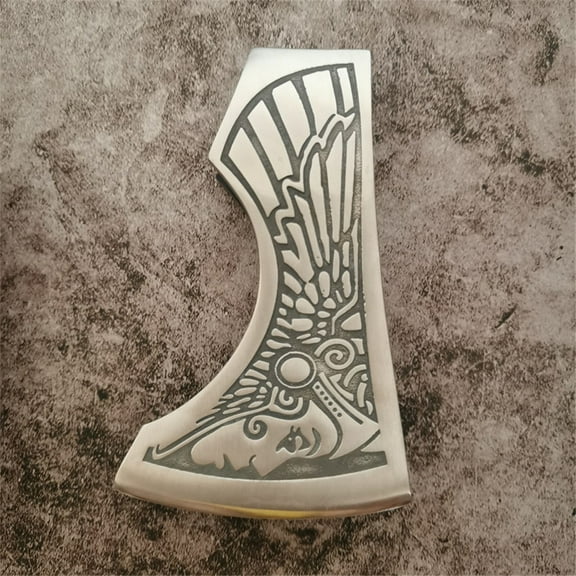 Goddess Pattern Axe Head Unsharpened for Household Outdoor Camping Axe Man Gift