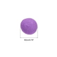 thumbnail image 2 of Wool Felt Balls Beads Woolen Fabric 2cm 20mm Purple for Home Crafts 10Pcs, 2 of 5