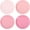 Pink, variant on Dusty Blue Paper Plates Hanukkah Gradient Blue Party Plate 9 Inch Disposable Round Dinner Dessert Plates for Father’s Day Wedding Baby Bridal Shower Party Supplies Tableware Decor