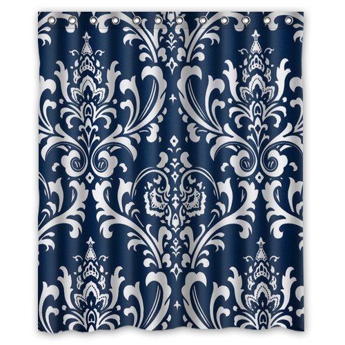 HelloDecor Abstract Art Landscape Shower Curtain Polyester Fabric