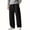 Black, variant on Jerdar Mens Baggy Sweatpants Wide Leg Baggy Pants Elastic Waist Drawstring Loose Joggers with Pockets