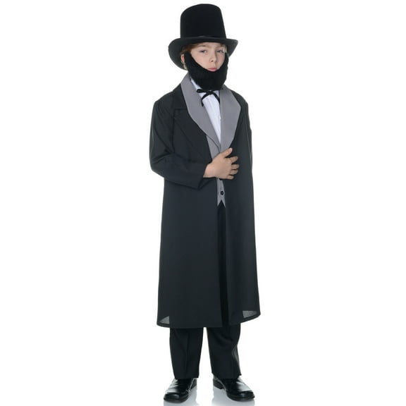 Underwraps Abraham Lincoln Child Costume: 6-8 Unisex