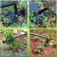 thumbnail image 6 of 2024 Weeding Artifact Uprooting Weeding Tool, 19.7in Gardening Hand Weeder Tool, Weed Pulling Tool with Handle, 4 Teethes Dual Purpose Multifunctional Manual Weeders Tool for Garden, 6 of 6