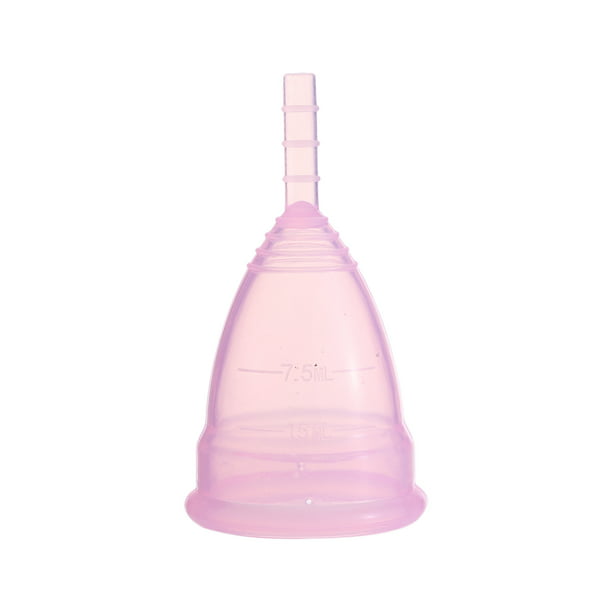 Reusable Silicone Menstrual Cup Period Soft Cups Small Large Size Optional Walmart Com
