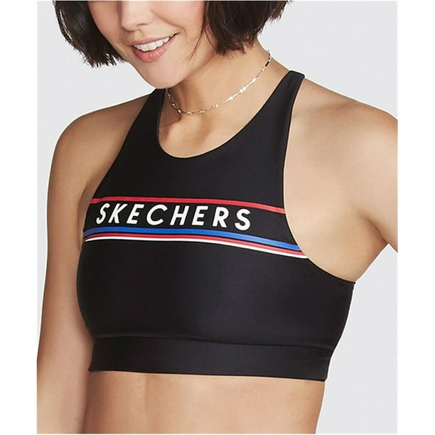 Skechers Womens Varsity Sports Bra black XS