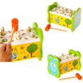 thumbnail image 4 of stanreset Kids Wooden Knock Bench with Hammer Children Knocking Bench Hammer Toy Children Learning Toy Gift, 4 of 6