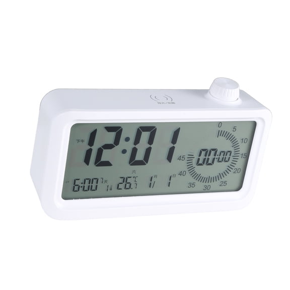 Multifunction Timer Clock With 3 Alarms Setting, Temperature Display Suitable For Kids Study Room Time And Kitchen Tasks