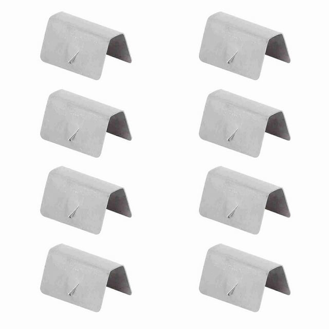 Lot de 8 déflecteurs de vent et de pluie pour voiture, clips de fixation en acier inoxydable, adaptés au HEKO G3