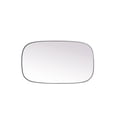 thumbnail image 4 of Metal Frame Oval Mirror 24x40 Inch in Black, 4 of 7