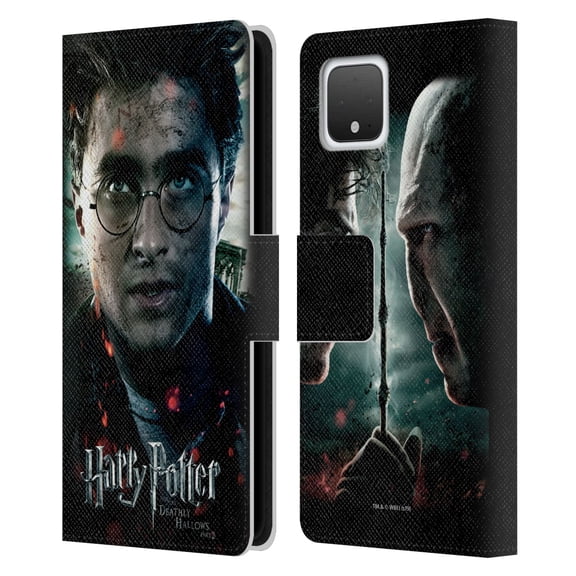Head Case Designs Officially Licensed Harry Potter Deathly Hallows VIII Potrait Leather Book Wallet Case Cover Compatible with Google Pixel 4