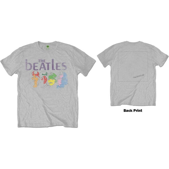 The Beatles Unisex T-Shirt White Album Back (Back Print) (Small)