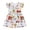 F10-Red, variant on FYDUU Toddler Girls Dresses Summer Casual Baseball Dress Cute Print Flutter Sleeve Sundress For Kids Soft Comfortable 2-3 Years