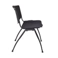 thumbnail image 5 of 66" x 30" Kobe Training Table- Grey and 2 "M" Stack Chairs- Black, 5 of 8