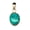 turquoise, variant on Real 925 Sterling Silver Pendant For Men Women, Genuine Blue Turquoise Cabochon Oval Gemstone Amazing Handcrafted December Birthstone Gift