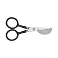 thumbnail image 3 of Duckbill Applique Scissors Thread Lace Fabric Trimming Scissors Hand Tool Black, 3 of 8