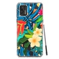 thumbnail image 1 of MUNDAZE Motorola Moto G Stylus 2021 Shockproof Clear Hybrid Protective Phone Case Blue Monstera Pothos Tropical Floral Flowers Cover, 1 of 5