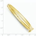 thumbnail image 2 of 14K Yellow Gold Polished Safety Clasp 4.75mm Bangle, 2 of 5