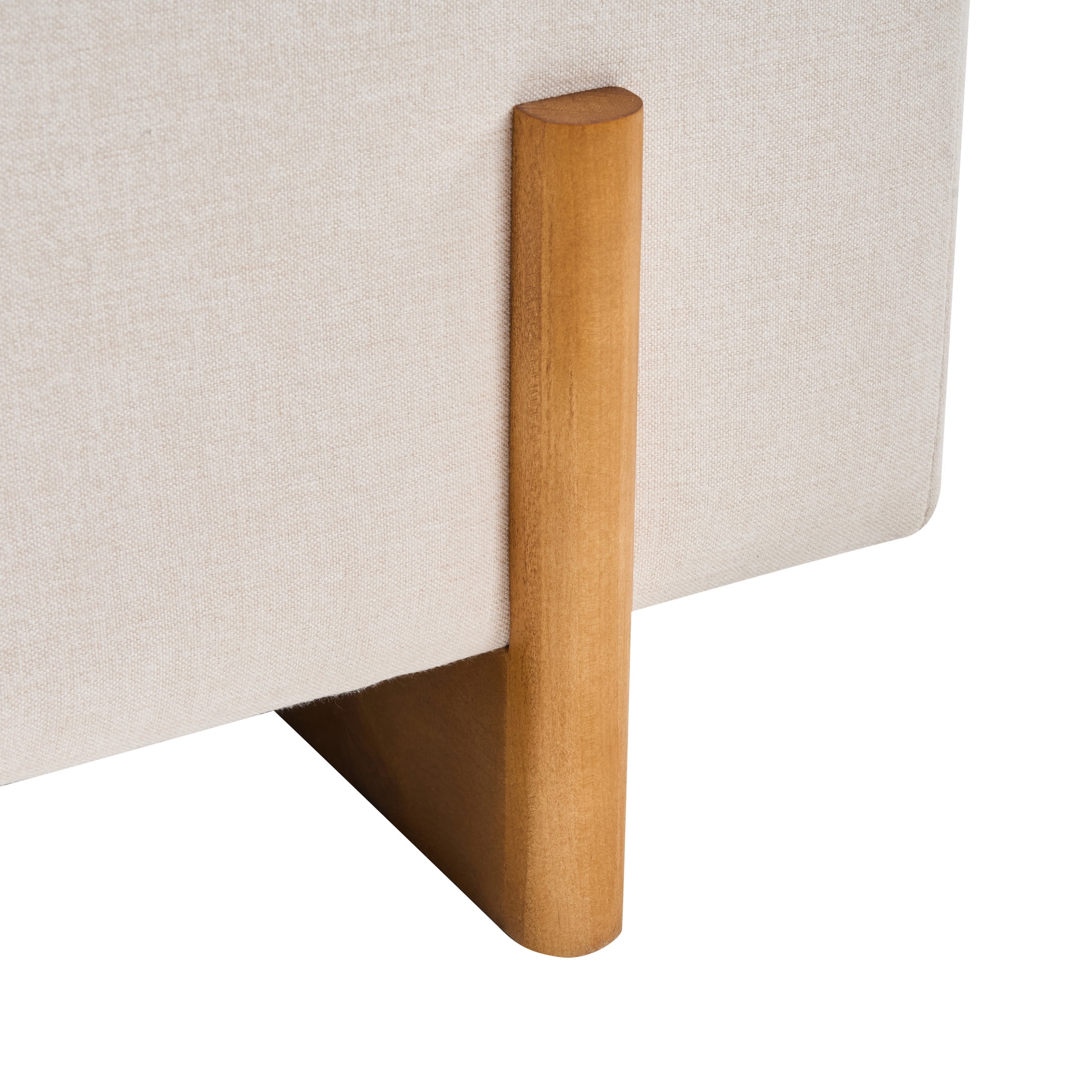 Christopher Knight Home 39" Modern Upholstered Ottoman, Storage Bench with Lift-Top Lid, Beige